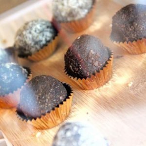 Fresh baked goods display at Coffee Circus